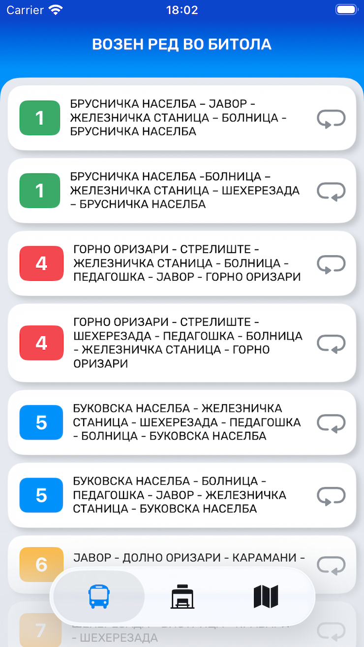 BitBus - Bitola City Bus App